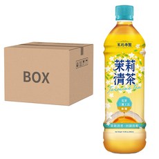 光泉 茉莉茶園 無糖茉莉清茶, 585ml, 新鮮茉莉綠茶茶葉, 循環式工法萃取, 無香料, 24瓶
