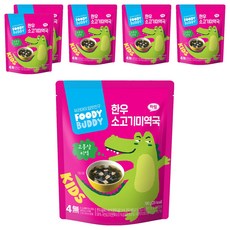 푸디버디 유아용 한우 소고기미역국, 180g, 6개