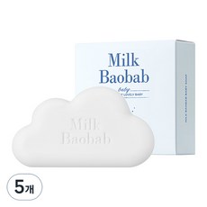 밀크바오밥 유아용 비누, 90g, 5개