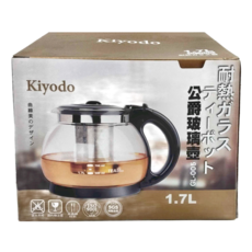 Kiyodo 公爵玻璃壺, 1700ml, GL-005, 1個