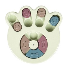DING DONG PET 寵物藏食益智玩具盤 20.5*2.5cm, 薄荷, 1個