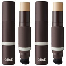OBge 내추럴 커버 남성 파운데이션 13g, 3호 샌드, 2개