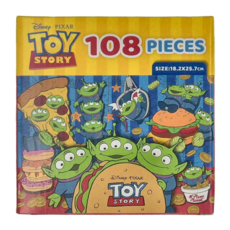 TOY STORY 玩具總動員 盒裝拼圖 三眼怪 Set 108片, 拼圖玩具, B, 1盒