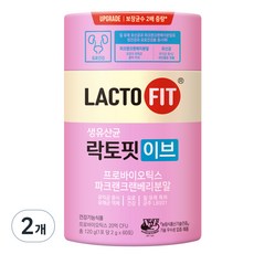 락토핏 이브 유산균, 120g, 2개