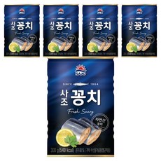 사조 꽁치 통조림, 300g, 5개