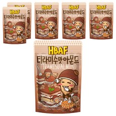 바프 티라미수맛 아몬드, 120g, 6개