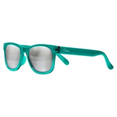 Chicco 兒童太陽眼鏡, 24m+, 100% UVA/UVB 防護, 附眼鏡盒, 防刮, 柔軟鏡臂, 嘻哈鏡面綠