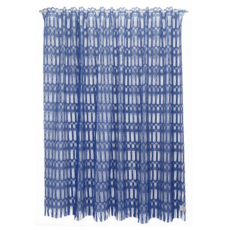 Lassley 歐風雅致紗簾, 台灣製造 藍色 145x150cm 適用於門窗, 150 x 145cm