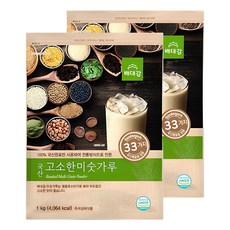 Baedaegam 韓國產穀物粉, 1kg, 2包
