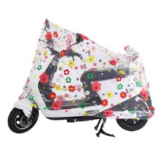 FANCY LIFE 機車防水車罩 大款 灰色 現貨, 1個