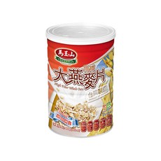 馬玉山 高纖大燕麥片 800g, 雙重潔淨檢驗，水溶性膳食纖維，台灣製造, 1罐