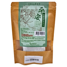 CHILL 愛吃 平安芙蓉艾草沐浴包 Set 10包, 艾草芙蓉大風草桂枝, 無添加安心使用, 1袋