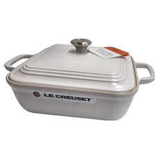 LE CREUSET 舊金山系列方形烤盤 附蓋, 23cm 瓷器烤盤, 1個
