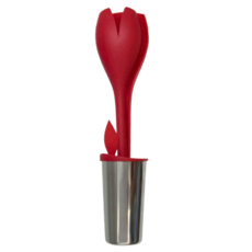 XDDESIGN Tulip 鬱金香沙拉拌匙組-紅色, 單一商品, 1組