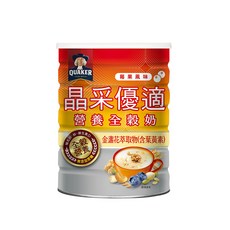 QUAKER 桂格 晶采優適營養全穀奶, 600g, 1罐