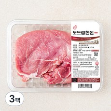 도드람한돈 뒷다리팩 불고기용 (냉장), 500g, 3팩