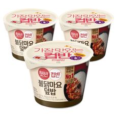 CJ Hetbahn 即食火辣雞美乃滋蓋飯, 219g, 3入