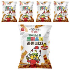 BABY STAR 超寬條餅, 65g, 5包
