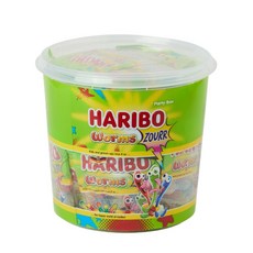 하리보 웜즈 사우어 젤리, 960g, 1개
