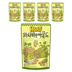 바프 와사비맛 아몬드, 190g, 5개