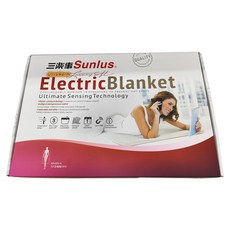 Sunlus 三樂事 親密舒眠電熱毯，輕柔布料，1000g 輕量化質感, 80 x 60cm, 1個