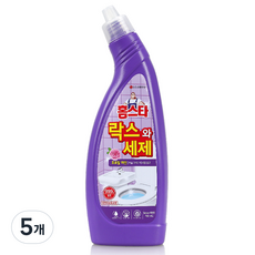 홈스타 락스와세제 후로랄파인, 750ml, 5개