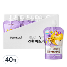 탐사 우리아이 진한 배도라지즙, 100ml, 40개