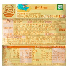 서울우유치즈 앙팡 유기농 아기치즈 STEP1 20매입, 360g, 1개 - 이미지 7