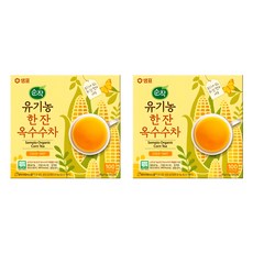 순작 유기농 한 잔 옥수수차, 1.5g, 100개입, 2개