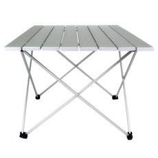 쿨맨 알루미늄 접이식 초경량 캠핑 테이블, 알루미늄 롤테이블 특대사이즈