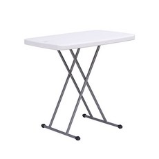 접이식 테이블 의자 세트-추천-오에이데스크 브로몰딩 테이블 760, 화이트