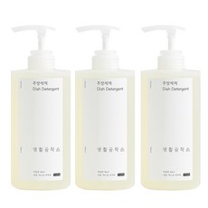 생활공작소 주방세제 바질향, 750ml, 3개