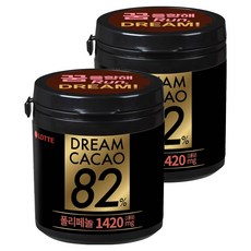 롯데웰푸드 드림카카오 82%, 86g, 2개