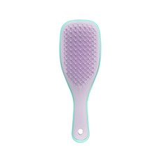 TANGLE TEEZER 提碁 MINI英倫手握梳 薄荷紫, 325根獨特梳齒, 濕髮專用, 貼心弧度設計, 1支