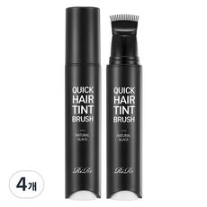 리르 퀵 헤어 틴트 브러쉬 20ml, 내추럴블랙, 4개