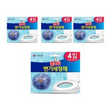 홈스타 변기세정제 고체형 4입, 160g, 4개