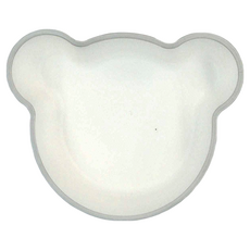 tak. 熊先生點心碗 (淡灰), 尺寸7.2x9.2x3cm, 淺灰, 1個