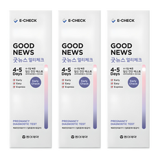 동아제약 굿뉴스 얼리체크 임신진단 테스트기, 4개입, 3개