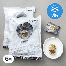 제주떡집 콩고물 오메기떡 (냉동), 400g, 6팩