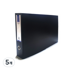 A3 D링 가로형 합지바인더 7cm, 흑색, 5개
