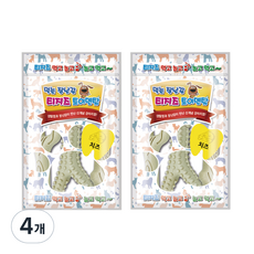 티지즈 반려동물 먹는장난감 토이덴탈 나뭇가지 115g, 4개, 야크치즈