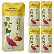 촉촉 고구마 스틱, 20g, 5개