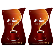 맥심 아라비카 100 원두 커피믹스, 150g, 1개입, 2개 150g, 2개, 1개입
