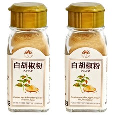 新光洋菜 100%白胡椒粉, 30公克±2公克, 來自印尼高山, 30g, 2瓶
