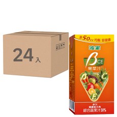 波蜜 果菜汁, 含β-胡蘿蔔素、維生素C和維生素E, 24入, 300ml