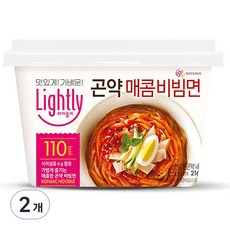 대상 라이틀리 곤약 매콤 비빔면 216.5g, 2개