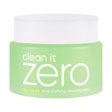 BANILA CO 芭妮蘭 台灣公司貨 ZERO零感肌瞬淨卸妝霜 茶樹控油, 100ml, 1罐