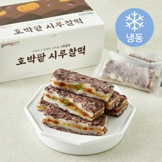 곰곰 호박팥시루찰떡 (냉동), 50g, 1개, 10개입 50g, 1개, 10개입