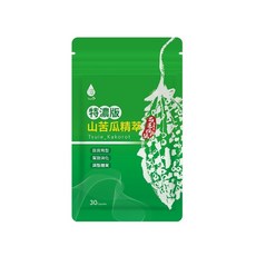 Tsuie 日濢 特濃版山苦瓜精萃 30顆，花蓮4號山苦瓜，窈窕有型、幫助消化、調整體質, 560mg, 1包
