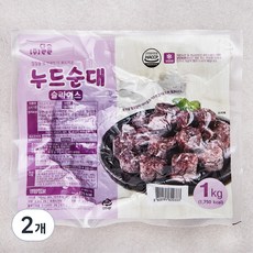 달솔 누드순대 슬라이스, 1kg, 2개